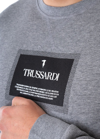 Сірий світшот Trussardi Jeans (203990670)