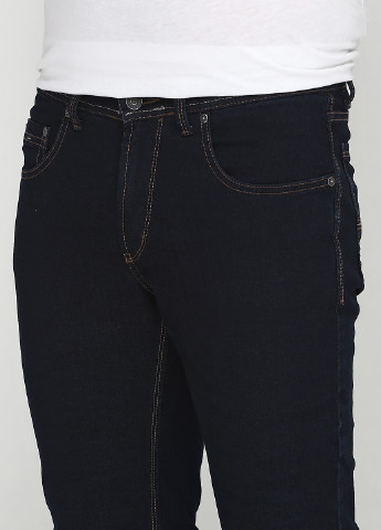 Темно-синие демисезонные прямые джинсы Pioneer