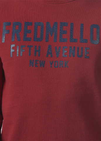Бордовый демисезонный джемпер Fred Mello