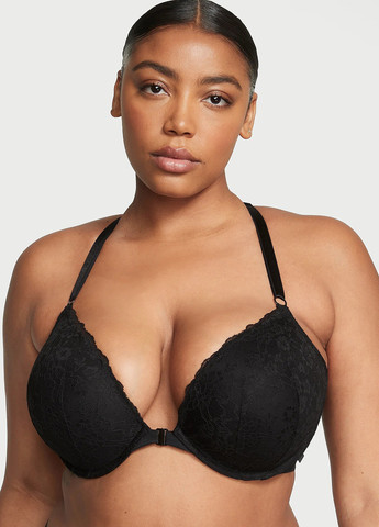 Чорний демісезонний комплект (бюстгальтер, трусики) Victoria's Secret