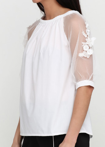 Белая летняя блуза Fervente