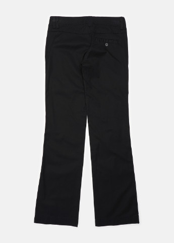 Черные кэжуал демисезонные прямые брюки Tom Tailor