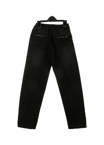 Черные демисезонные зауженные джинсы Breeze