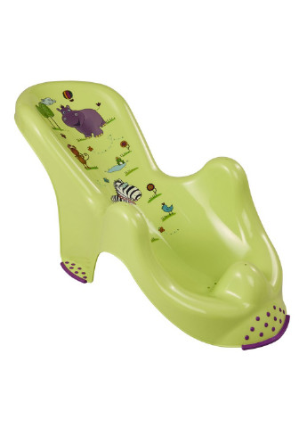 Анатомический лежак для купания Hippo зеленый (KEE-8619) Keeeper (218821811)