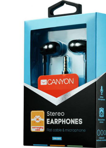 Наушники Black (CNS-CEP4B) Canyon (207365747)