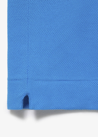 Голубой футболка-поло для мужчин Lacoste однотонная