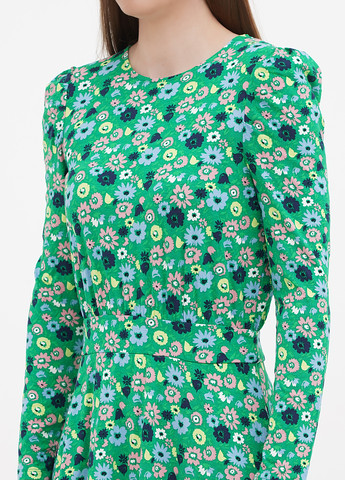 Зелена кежуал сукня Boden з квітковим принтом