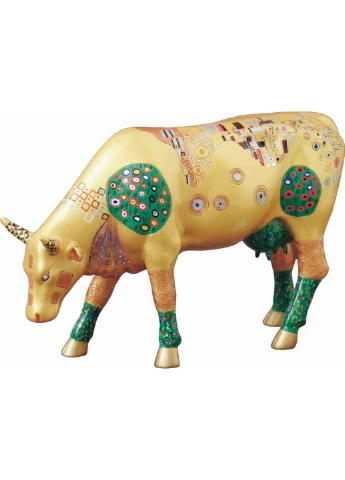 Коллекционная статуэтка корова Klimt Cow; Size L Cow Parade (224224192)