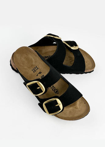 Черные шлепанцы 1023290 Birkenstock