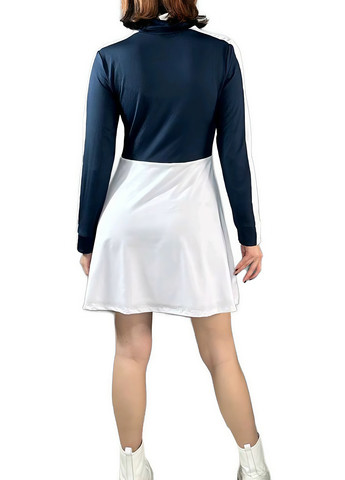 Комбінована кежуал сукня кльош SHEIN однотонна