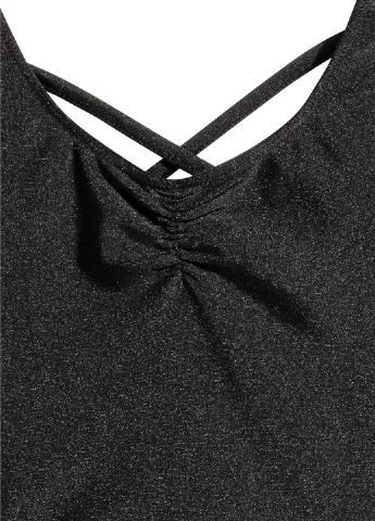Черный демисезонный купальник купальник-платье H&M