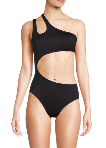 Чорний літній купальник монокіні, суцільний Calvin Klein