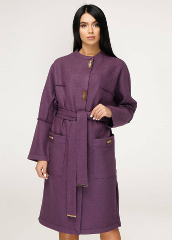 Фиолетовое демисезонное Пальто Favoritti