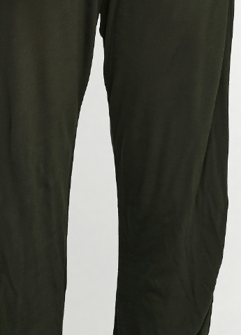 Комбінезон H&M комбінезон-брюки однотонний темно-зелений кежуал