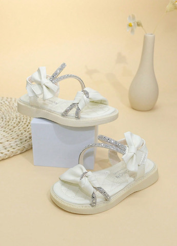 Айвори праздничные, кэжуал сандалии SHEIN на липучке