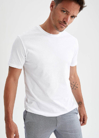 Белая футболка (2 шт.) DeFacto