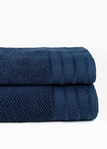 Полотенце махровое Riga, деним, размер 70x140 cm Bulgaria-Tex синий