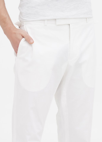 Белые кэжуал демисезонные прямые, чиносы брюки Ralph Lauren