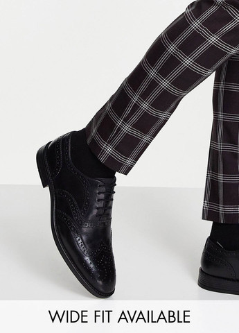 Черные кэжуал, классические туфли Asos на шнурках