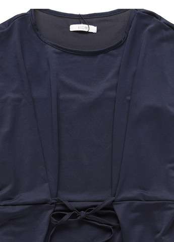 Темно-синее кэжуал платье а-силуэт Kiomi однотонное