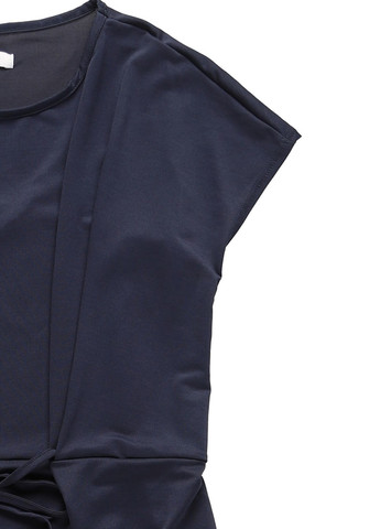 Темно-синее кэжуал платье а-силуэт Kiomi однотонное