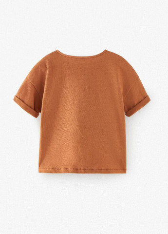 Помаранчева літня футболка Zara