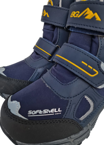 Темно-синие кэжуал зимние ботинки B & G