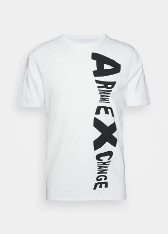 Белая футболка Armani Exchange