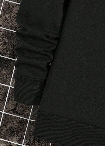 Черный свитшот SHEIN новогодний без декора (331821476)