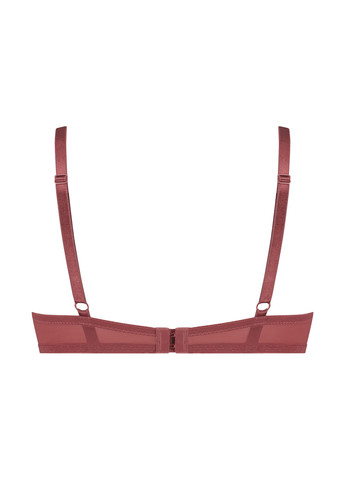 Рожево-коричневий балконет бюстгальтер Hunkemoller з кісточками поліамід, мереживо