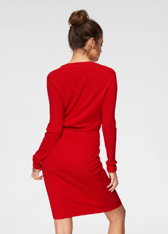 Червона кежуал сукня футляр Jacqueline de Yong однотонна