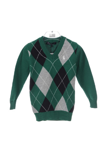 Зеленый демисезонный пуловер пуловер Ralph Lauren