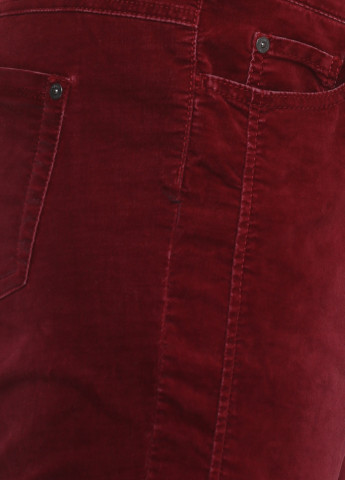 Бордовые кэжуал демисезонные прямые брюки Gerry Weber