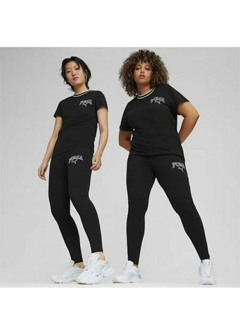Черные демисезонные леггинсы Puma