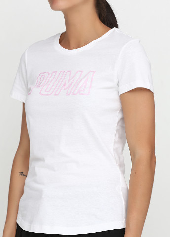 Белая всесезон футболка Puma Athletics Tee