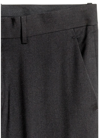 Черные демисезонные брюки H&M