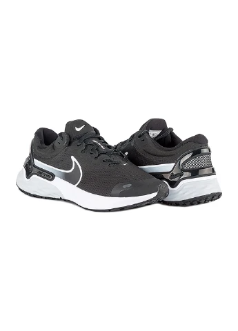 Чорні кросівки renew run 3 демісезон Nike