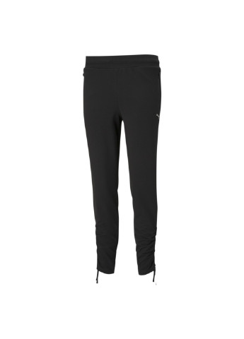 Черные демисезонные штаны scuderia ferrari style women's sweatpants Puma