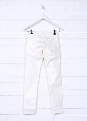 Белые кэжуал демисезонные зауженные брюки Juicy Couture