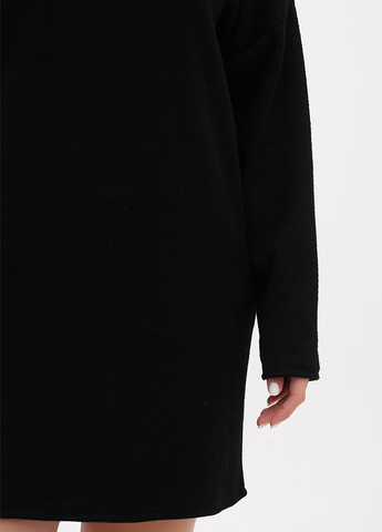 Чорна кежуал сукня сукня светр Minus однотонна