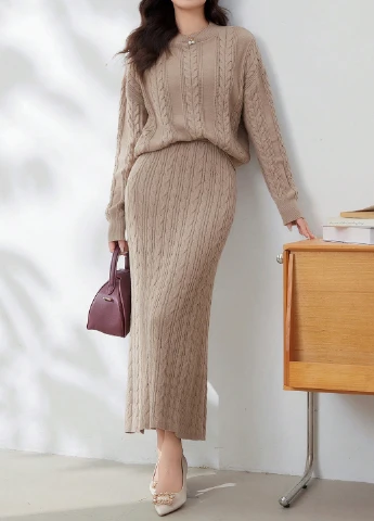Костюм (светр, спідниця) SHEIN (340699598)