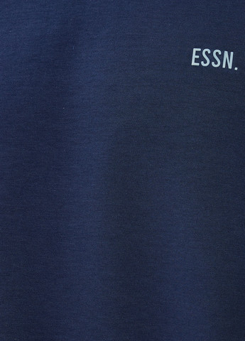 Темно-синій світшот KOTON напис без декору (362160004)