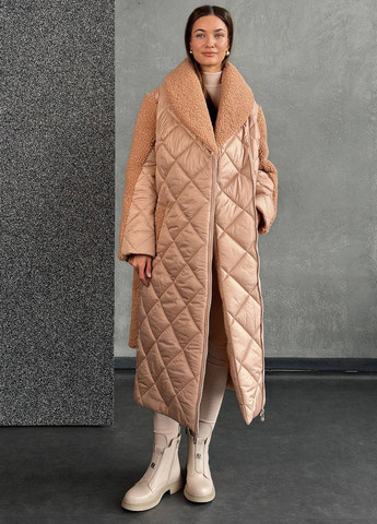 Бежева зимня куртка No Brand