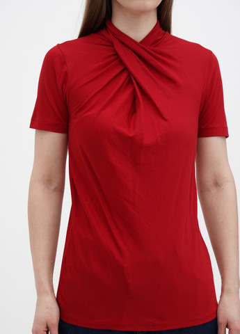 Тёмно-красная блуза Ralph Lauren