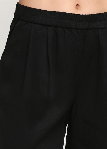 Черные кэжуал демисезонные зауженные брюки Moss Copenhagen
