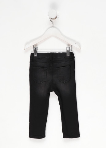 Черные демисезонные скинни джинсы H&M