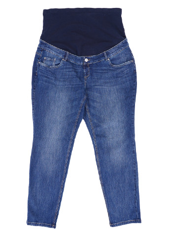 Синие демисезонные зауженные джинсы для беременных C&A