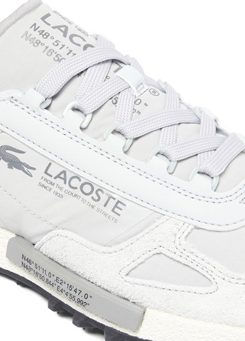 Светло-серые демисезонные кроссовки Lacoste ELİTE ACTİVE