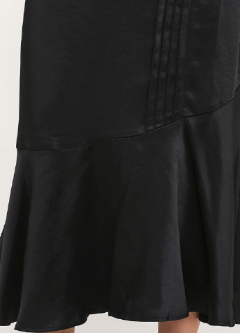 Черная кэжуал однотонная юбка Lost Ink годе
