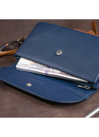 Жіночий шкіряний гаманець-клатч 19х9,5х2,5 см st leather (252127161)